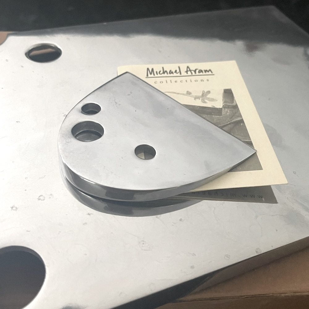 MICHAEL ARAM Swiss Cheese Board with Knife